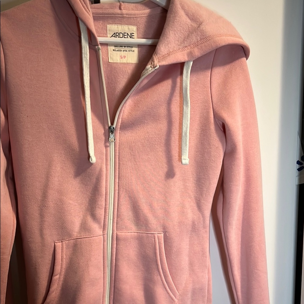 Pink Zip-Up Hoodie - Picture 3 of 6